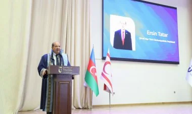 Şimali Kipr Prezidenti Azərbaycanda səfərdədir FOTO