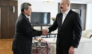 Əliyev Xankəndidə Türkmənistanın XİN rəhbərini qəbul edib