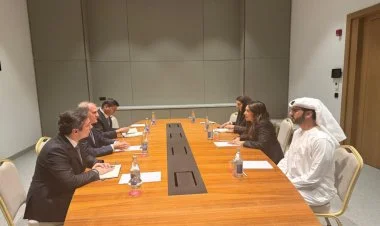 Ceyhun Bayramov BƏƏ XİN rəbərinin müavini ilə görüşüb