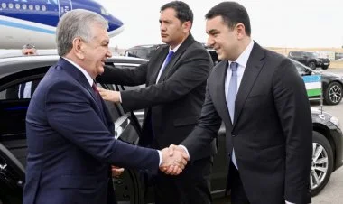 Şavkat Mirziyoyevin Azərbaycana səfəri başa çatıb