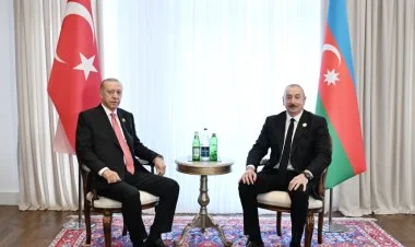 İlham Əliyev Xankəndidə Rəcəb Tayyib Ərdooğanla görüşüb