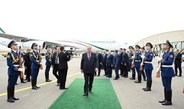 Emoməli Rəhmonun Azərbaycana səfəri başa çatıb