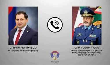 Ermənistan və İran müdafiə nazirləri telefonla danışıb