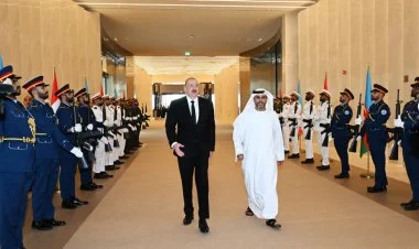 İlham Əliyevin Birləşmiş Ərəb Əmirliklərinə səfəri bitib