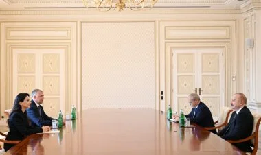 Əliyev gürcüstanlı nazir Mariam Kvrivişvilini qəbul edib