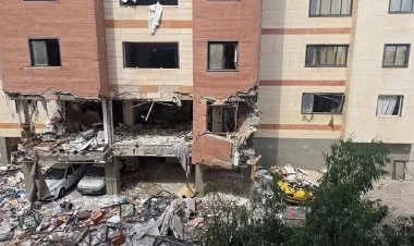 İranın Qum şəhərində yaşayış binası partlayıb, 7 yaralı FOTO