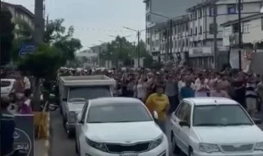 İranın Azərbaycanla sərhəddindəki bölgədə xalq etirazları