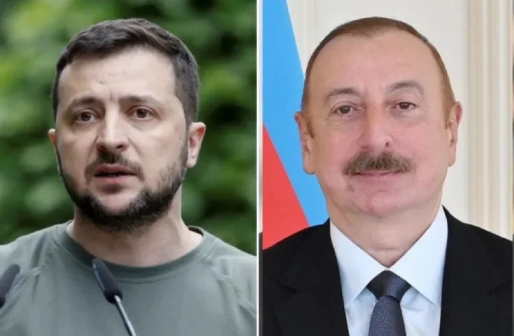 Volodimir Zelenski İlham Əliyevə zəng edib