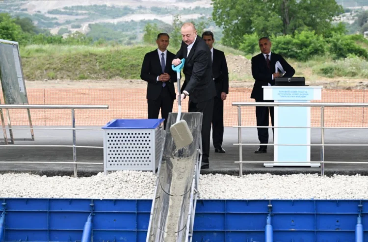 Xankəndi Dəmir Yolu və Avtovağzal Kompleksinin təməli atıldı