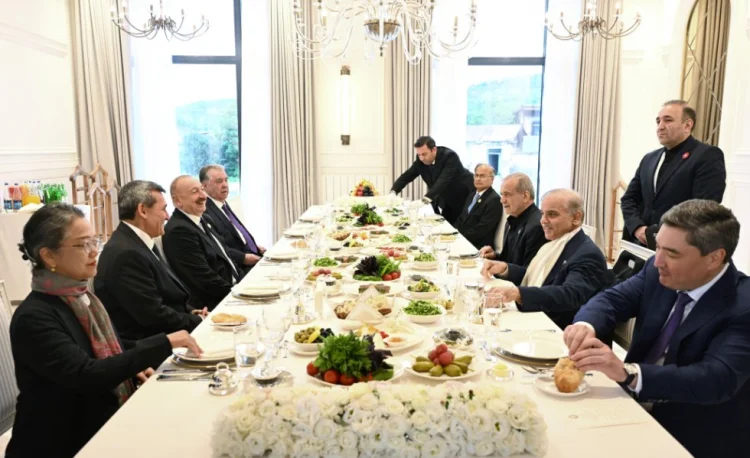 17-ci Zirvə görüşünün iştirakçılarının şərəfinə rəsmi nahar