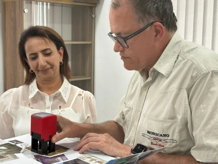 Laçın poçtundan ilk dəfə xaricə məktub göndərildi FOTO