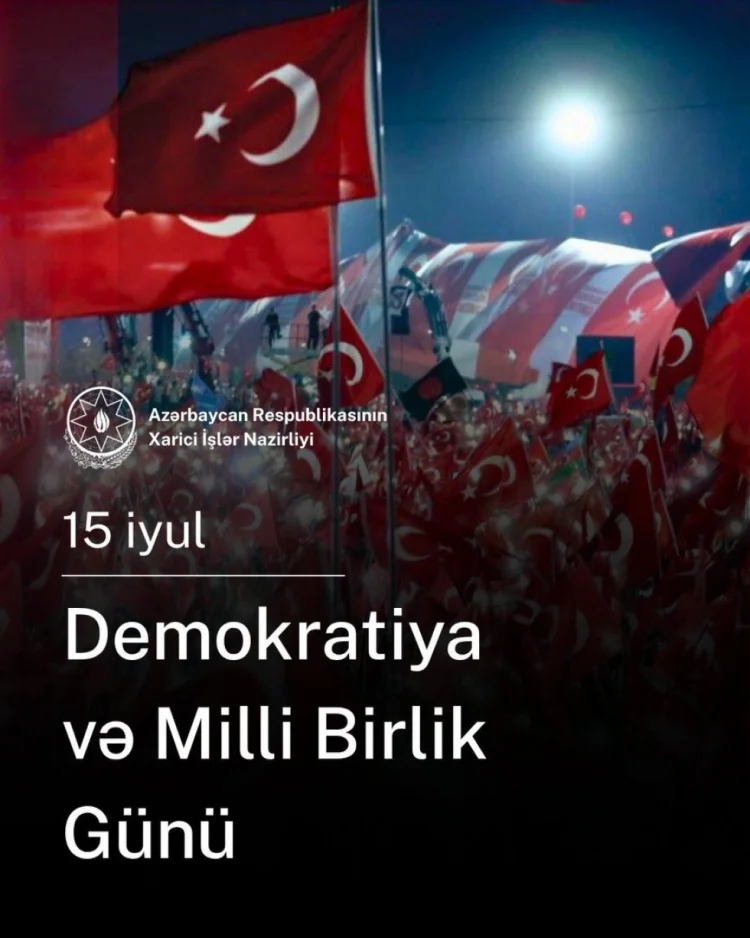 Türkiyə Demokratiya və Milli Birlik Gününü qeyd edir