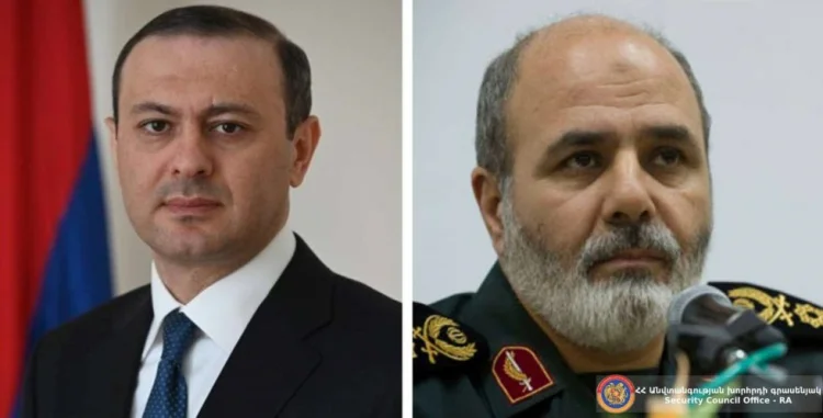Armen Qriqoryan iranlı həmkarına hesabat verdi