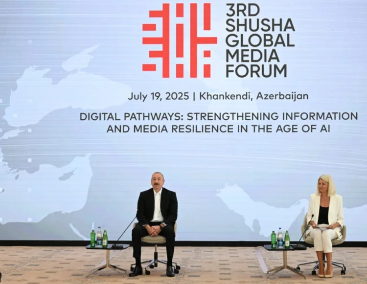 Qlobal Media Forumunun iştirakçıları ilə görüş BİRBAŞA