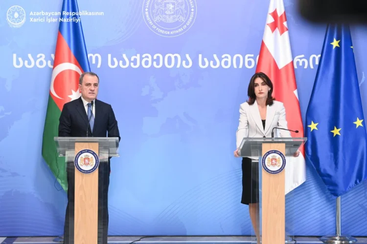Bayramov və Botçorişvilinın brifinqi keçirilib