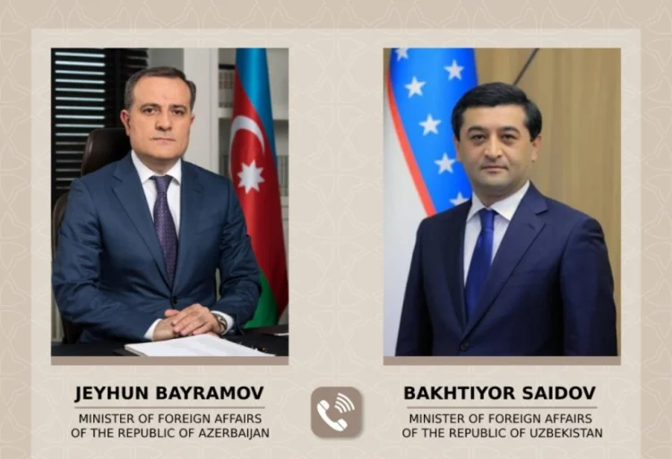 Azərbaycan və Özbəkistan XİN başçıları telefonla danışıb