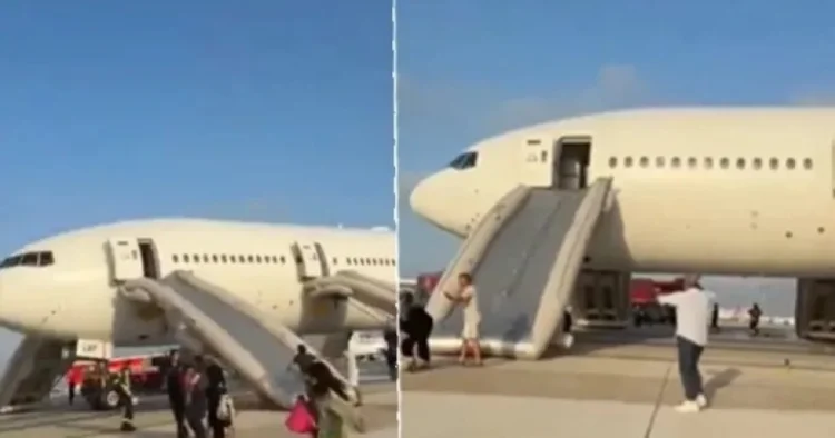 "Turkish Airlines"in təyyarəsində tüstülənmə baş verib
