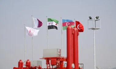 Azərbaycan qazının Suriyaya ixracına start verilib FOTO