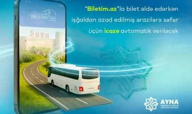 Qarabağa onlayn avtobus bileti alan avtomatik icazə də alır