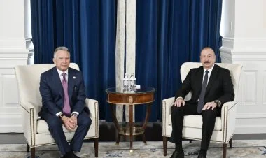 İlham Əliyev Stiv Uitkoff ilə görüşüb