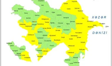 Küləkli hava şəraiti ilə bağlı sarı xəbərdarlıq verilib