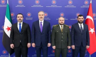 Hakan Fidan suriyalı nazirlərlə görüşüb