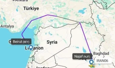 Suriya Əli Laricaninin təyyarəsini hava məkanına buraxmadı