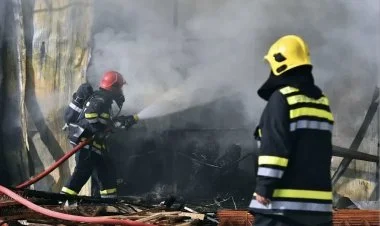 Dövlət Sərhəd Xidməti Aparatının inzibati binasında yanğın