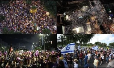İsraildə bir milyondan çox insan Netanyahuya etiraz edir