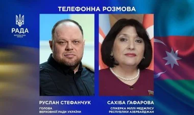 Ukrayna Ali Radasının sədri MM sədrinə zəng edib