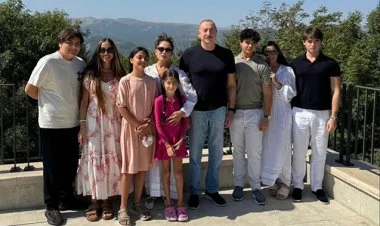 Prezident ailəsinin yeni fotosu yayıldı