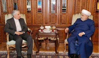 Allahşükür Paşazadə İran səfirini qəbul edib