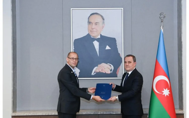 Ceyhun Bayramov İsrailin yeni səfirini qəbul edib