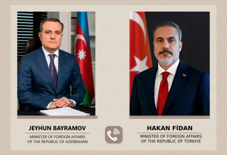 Ceyhun Bayramov ilə Hakan Fidan telefonla danışıblar