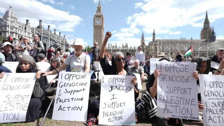 Londonda 474 nəfər “Palestine Action” tərəfdarı saxlanılıb