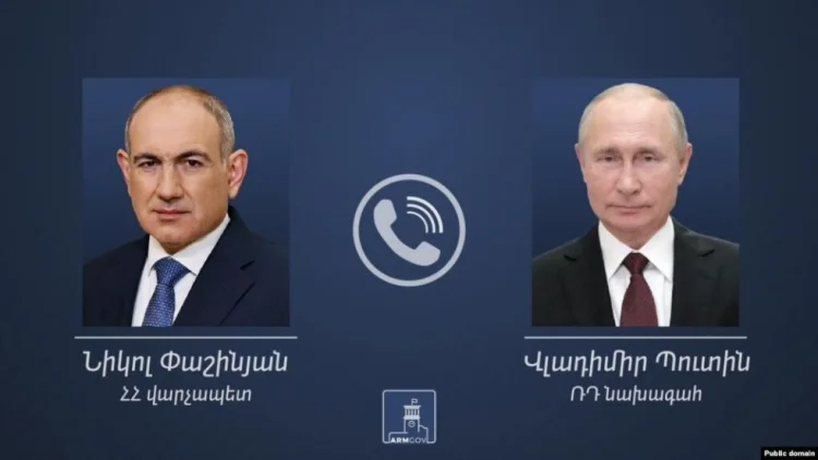 Putin Paşinyanla telefonla danışıb YENİLƏNİB