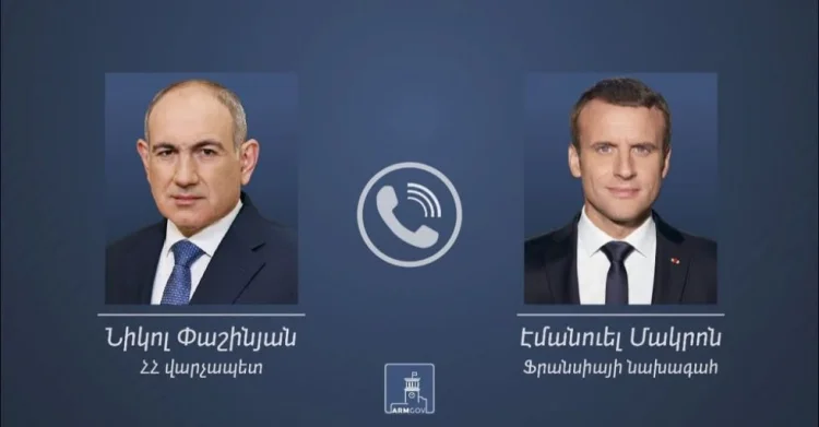 Paşinyan Putindən sonra Makronu da məlumatlandırıb