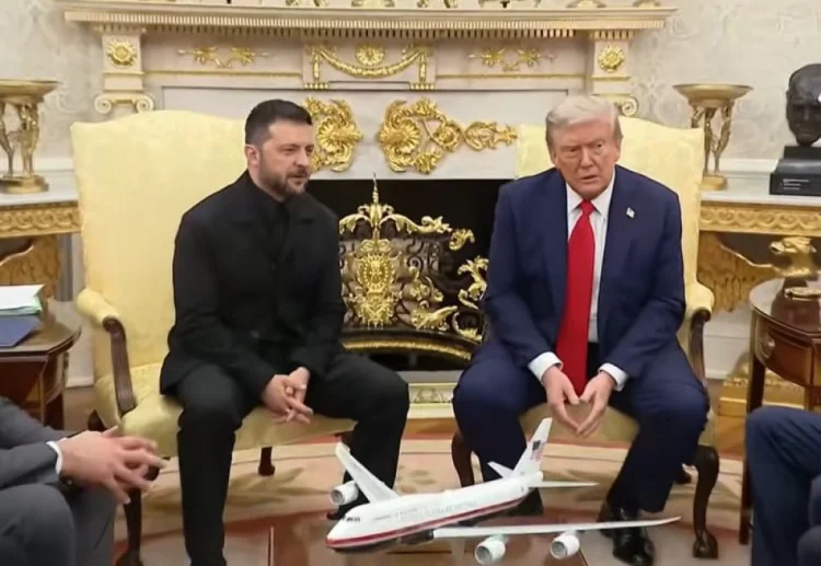 Ağ evdə Volodimir Zelenski Donald Trampla görüşüb