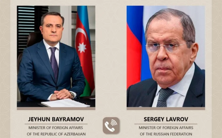 Azərbaycan və Rusiya XİN rəhbərləri telefonla danışıblar