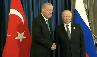 Çində Putinlə Ərdoğan arasında görüş keçirilib VİDEO