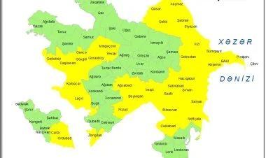 Küləkli hava şəraiti ilə bağlı sarı xəbərdarlıq verilib