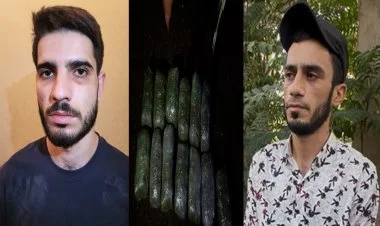Yasamalda kuryerlərdə 31 kq narkotik aşkarlanıb VİDEO
