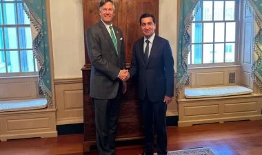 Hikmət Hacıyev ABŞ Dövlət katibinin müavini ilə görüşüb