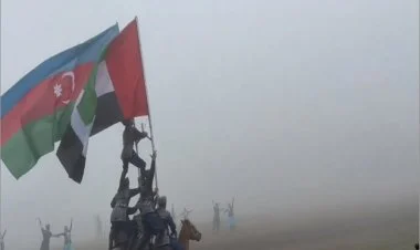 Cıdır düzündə Qarabağ atlarının nümunəvi yürüşü VİDEO