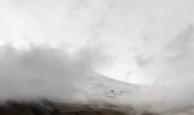 Naxçıvanın yüksək dağlıq ərazilərinə qar yağır