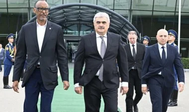 Ruanda Prezidentinin Azərbaycana səfəri başa çatıb
