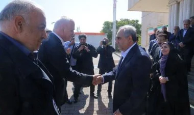 Şahin Mustafayev Təbrizə səfər edib