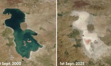 Cənubi Azərbaycandakı Urmiya gölü tamamilə quruyub