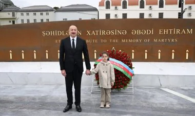 Azərbaycan Prezidenti Gəncədədir YENİLƏNİB / FOTO