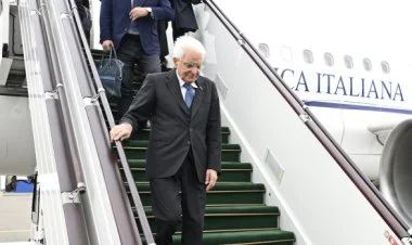 İtaliya Prezidenti Azərbaycana ikigünlük səfərə gəlib